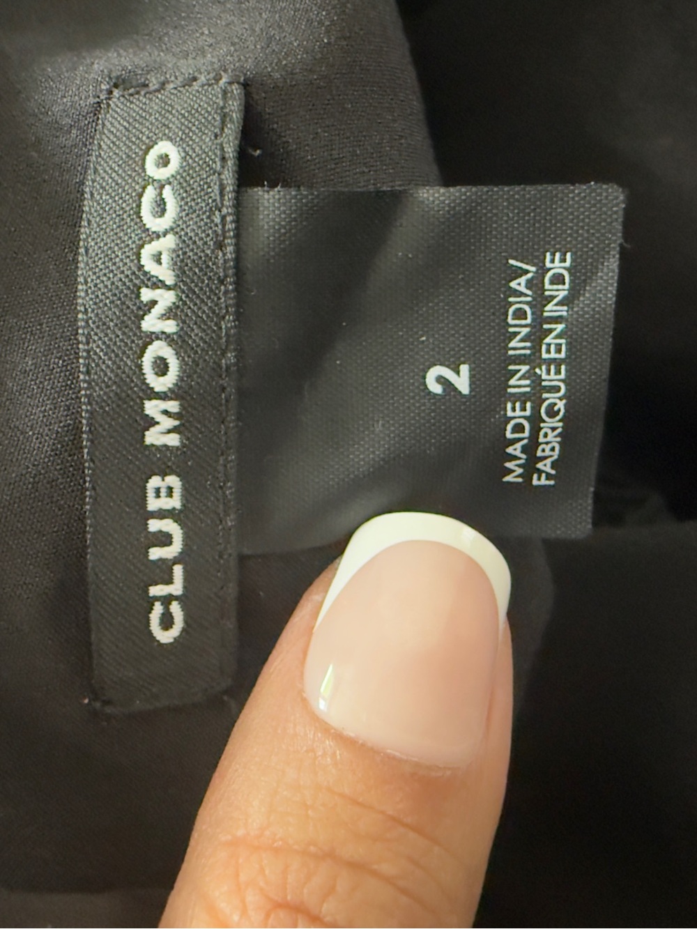 Club Monaco Black Lace Long-Sleeve Sheath Dress - Picture 6 of 7